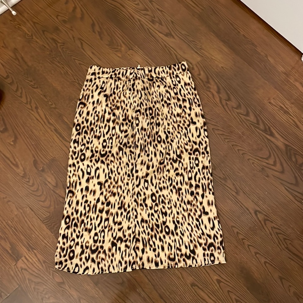 Misguided cheetah print skirt.